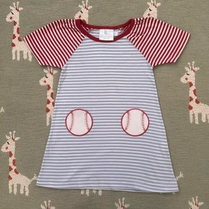 Little English Baseball Dress 2T